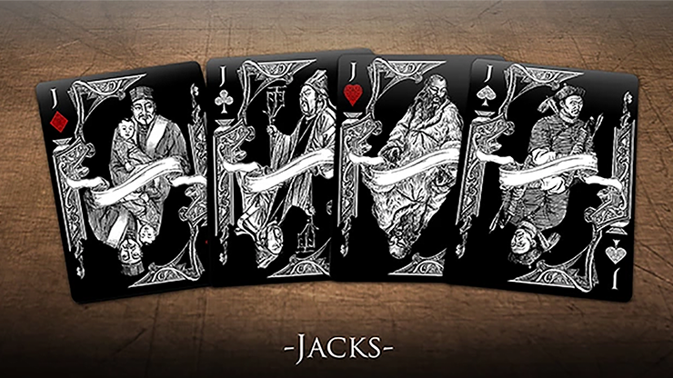 Bicycle Middle Kingdom Playing Cards (Black)