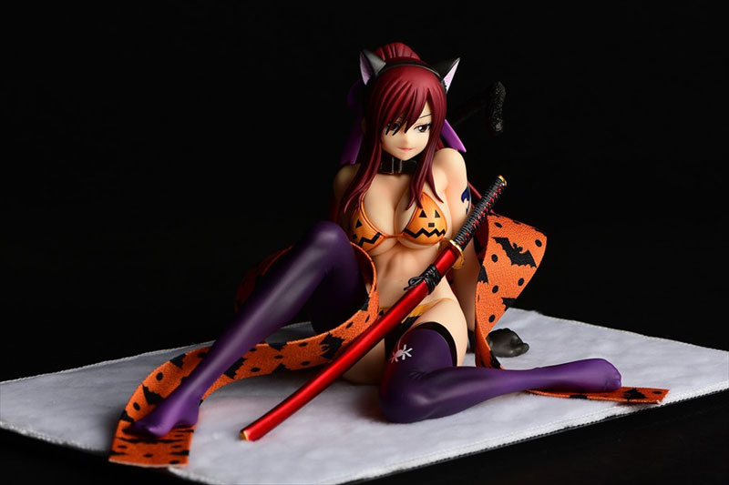 Erza Scarlet Halloween Cat Gravure Style