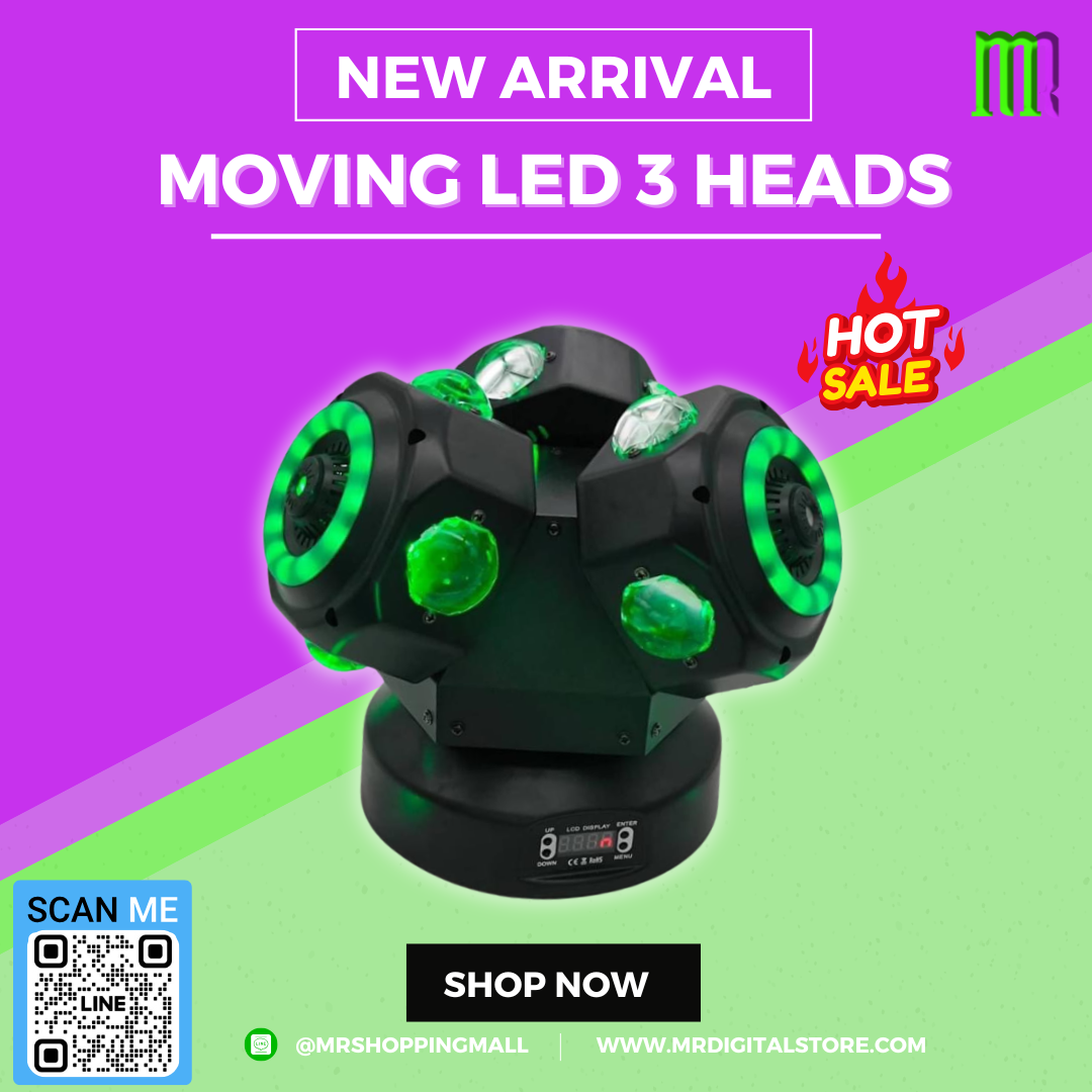 Moving LED 3 Heads