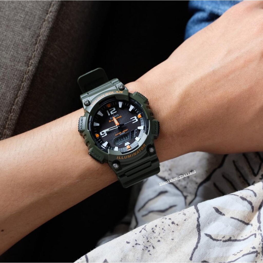 นาฬิกาผู้ชาย Casio รุ่น AQ-S810W-3AV คาสิโอ
