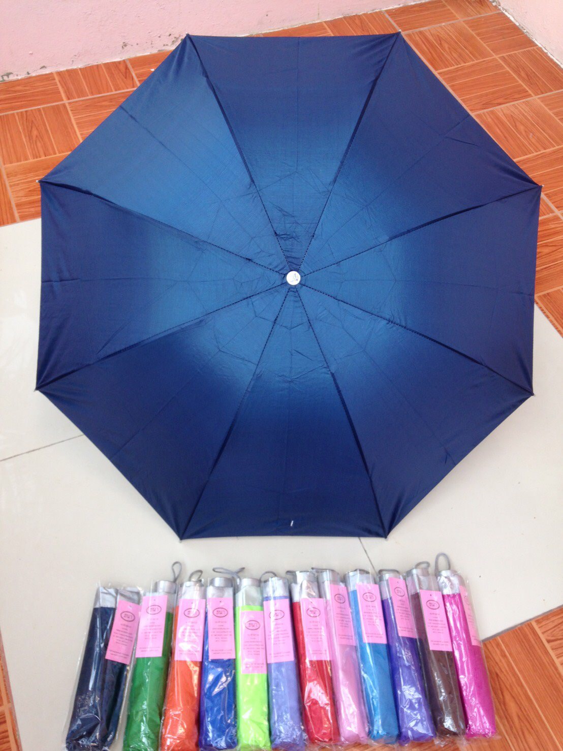 ร่มพับ3ตอนมียูวี8 ก้าน