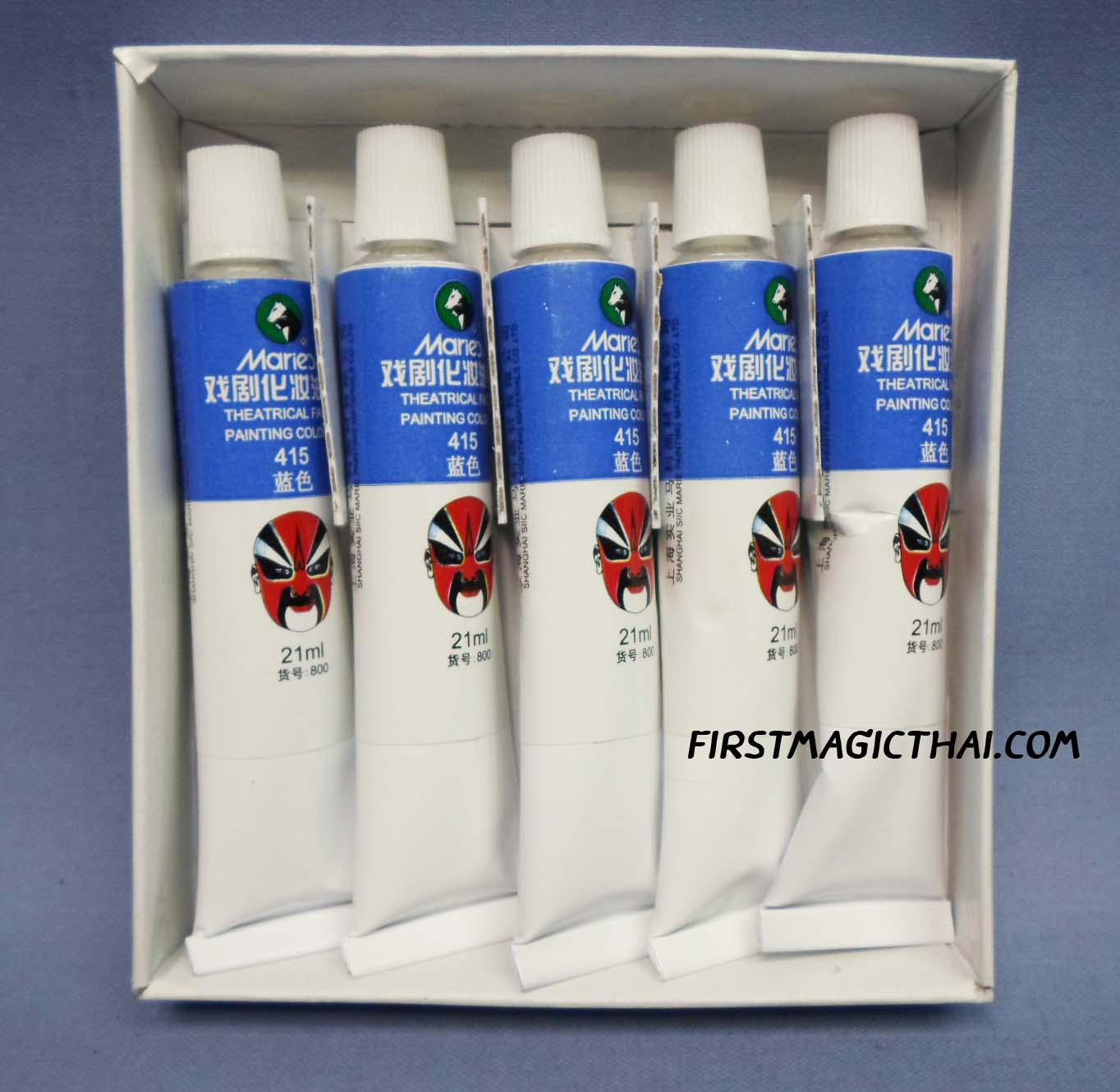 สีแต่งหน้า สำหรับแต่งหน้าตัวตลก-แฟนซี (สีน้ำเงิน)