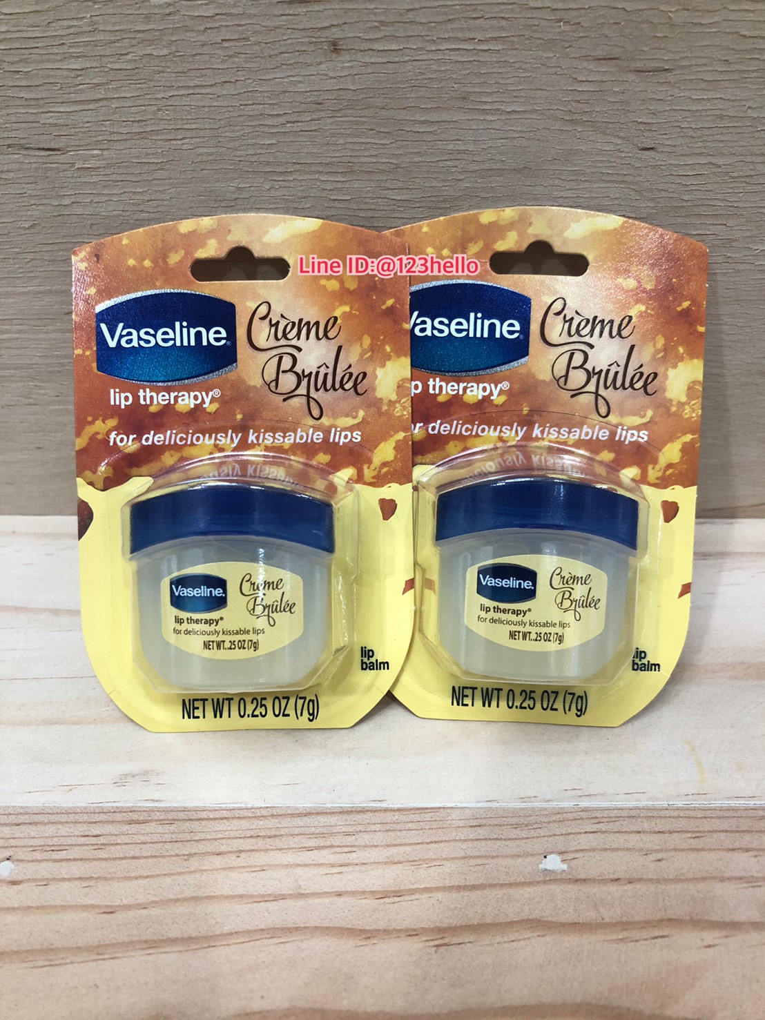 Vaseline lip therapy Crème Brulee วาสลีน ลิป เทอราฟี เครม บรูเล่ 7 g.
