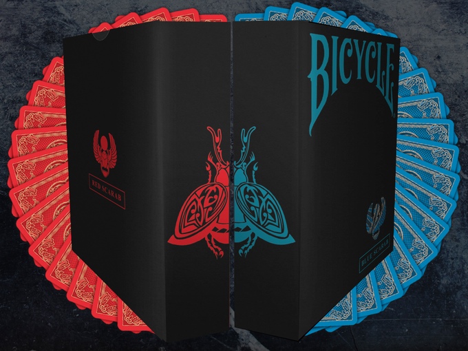 Bicycle Scarab Blue Deck
