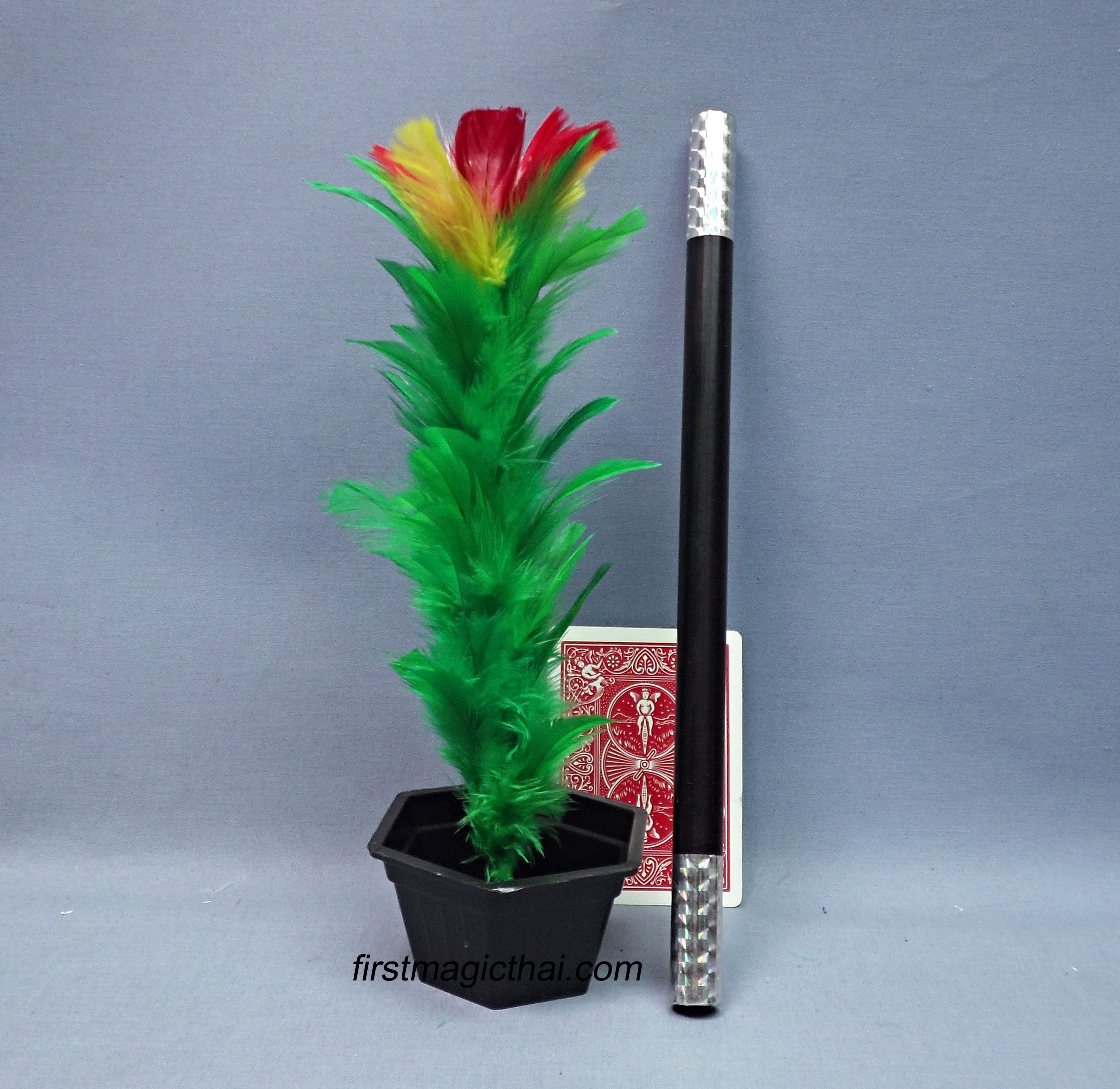 ไม้แวนเสกดอกไม้ รุ่นยาว 10.5 นิ้ว / Appearing Flower in Vase 10.5 inc