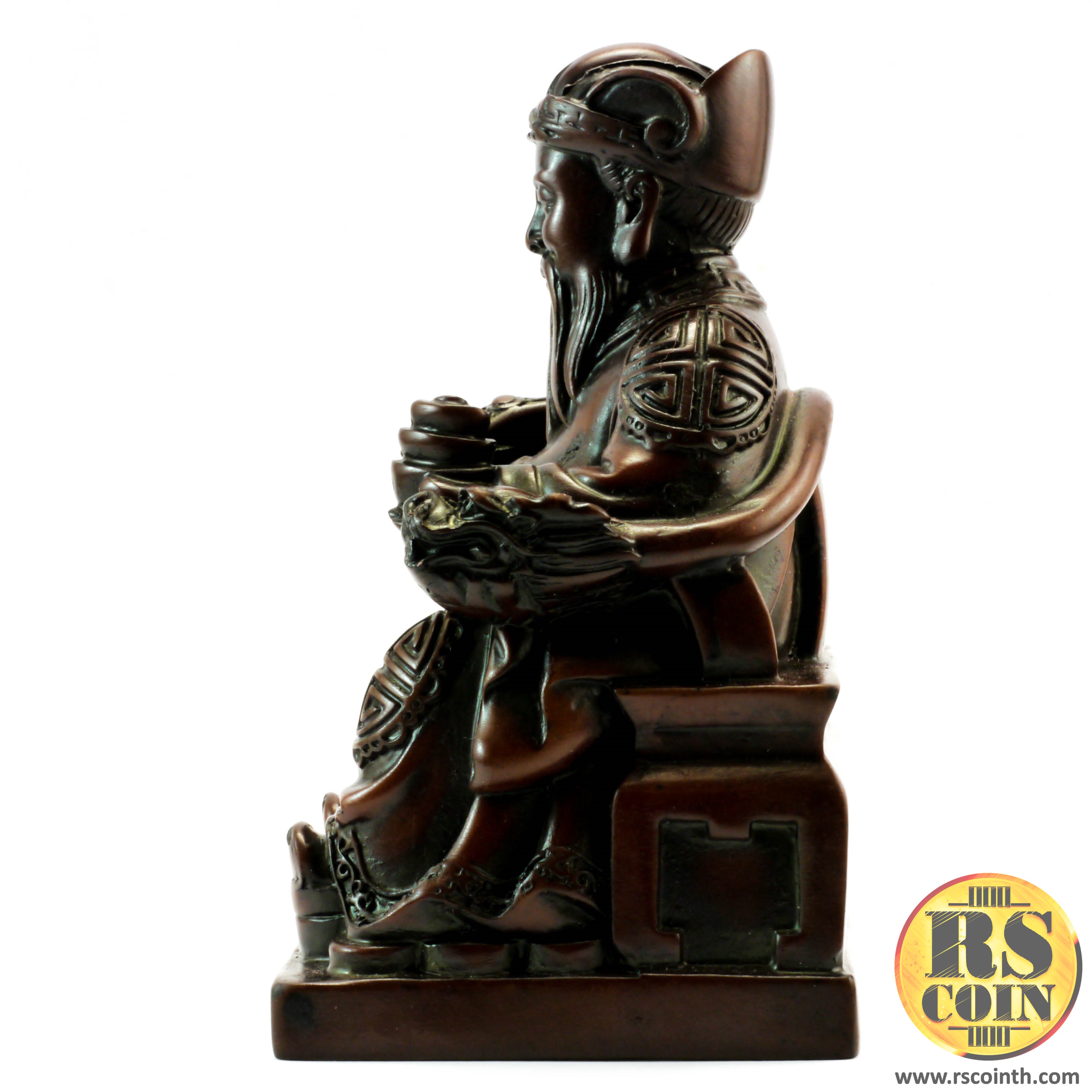 รูปปั้นหิน - ไฉซิ้งเอี้ย เทพเจ้าแห่งโชคลาภ (Thai Sculpture Stone Cai Shen God)