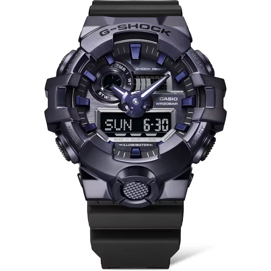 Casio G-Shock นาฬิกาผู้ชาย รุ่น GM-700P-6A ซีรีส์ 700 จีช็อค G-STEEL