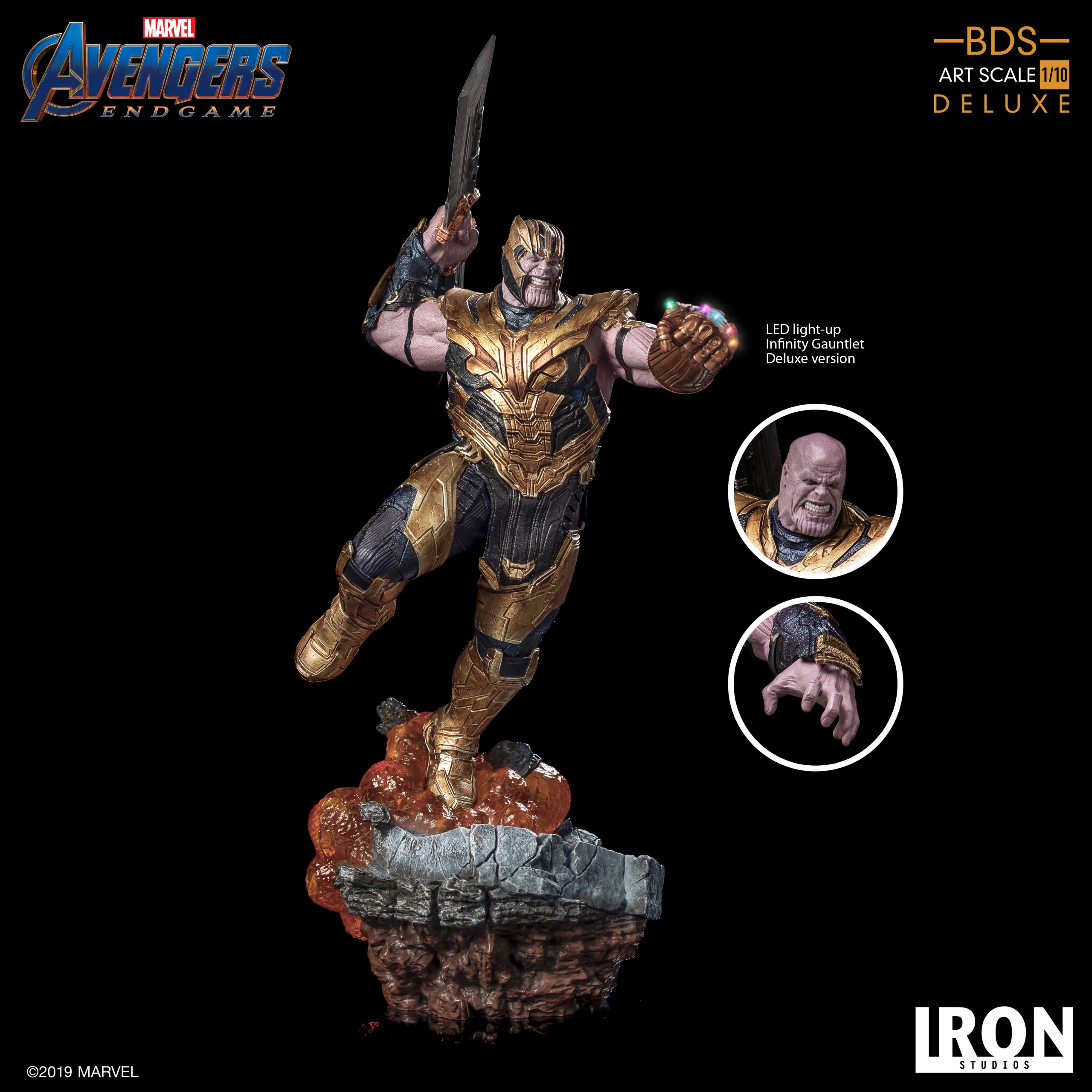 Thanos Deluxe Avengers: Endgame 1/10 ironstudios