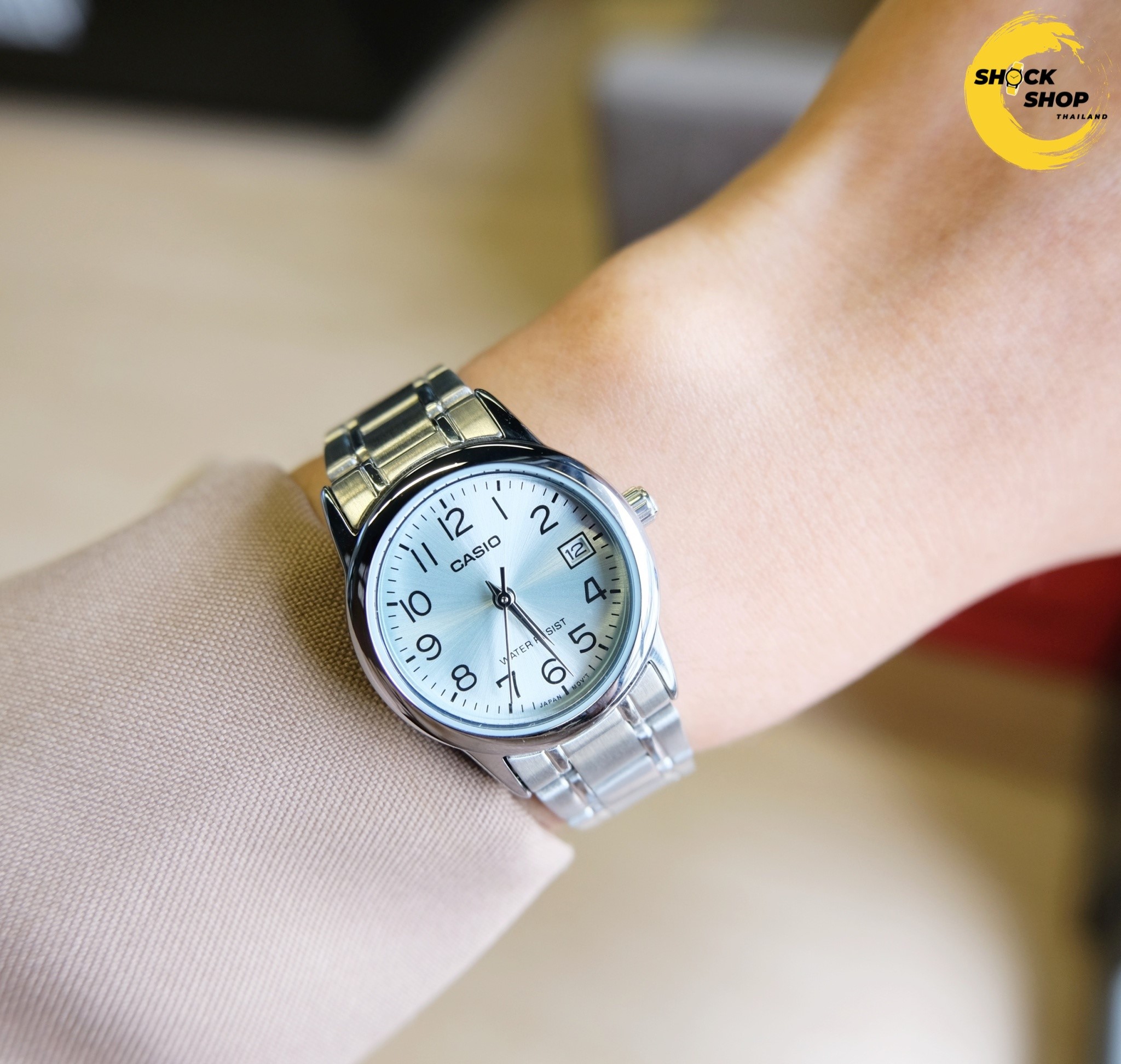 นาฬิกาผู้หญิง Casio รุ่น LTP-V002D-2B คาสิโอ