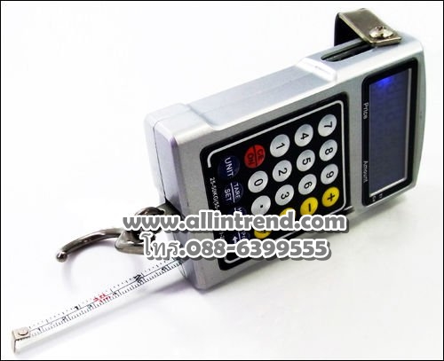 เครื่องชั่งน้ำหนักดิจิตอลแบบพกพา สีเงิน