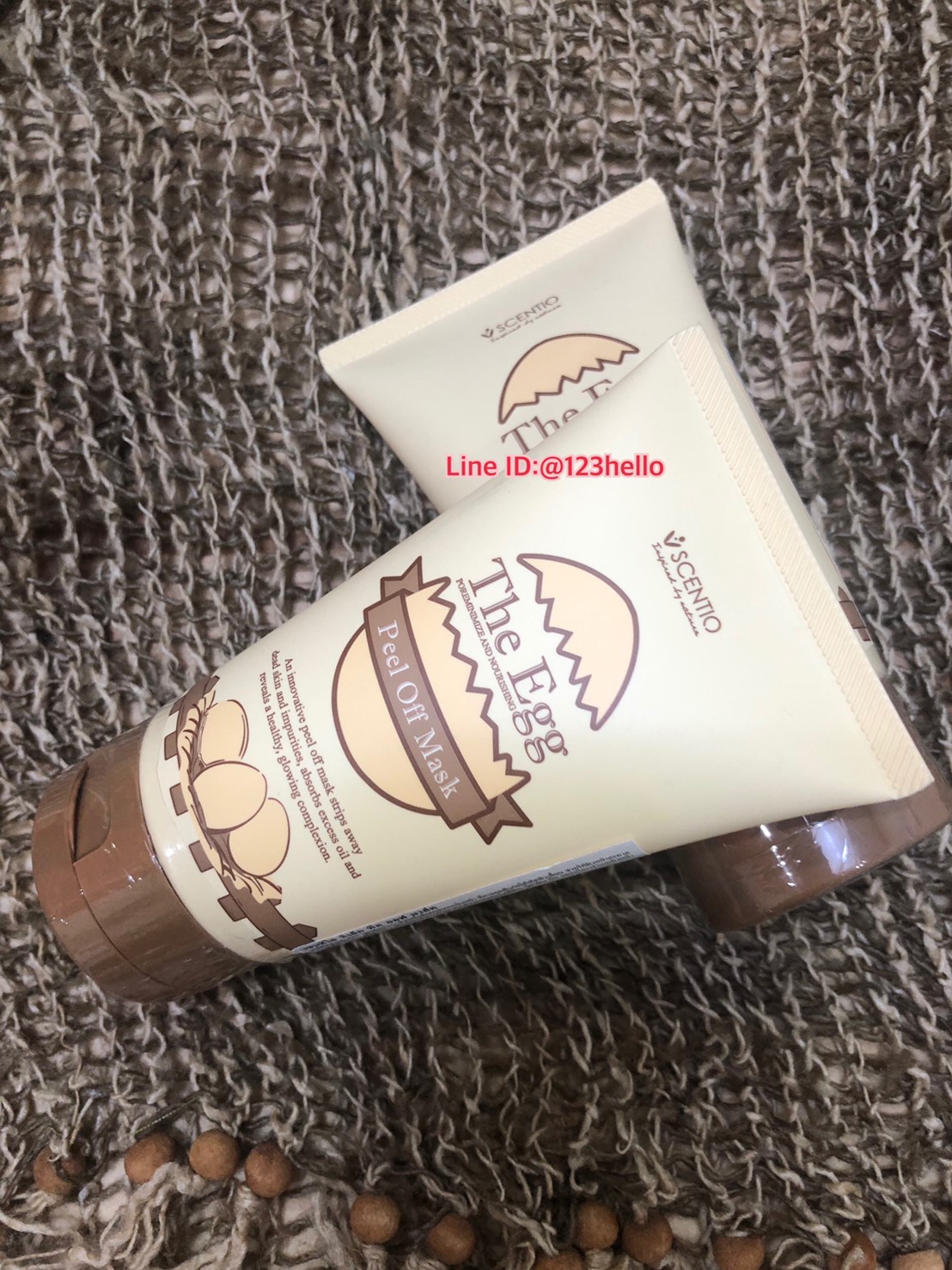 SCENTIO The Egg Peel Off Mask เซนทิโอ ดิเอ้ก พีล ออฟ มาร์ค 100 ml.