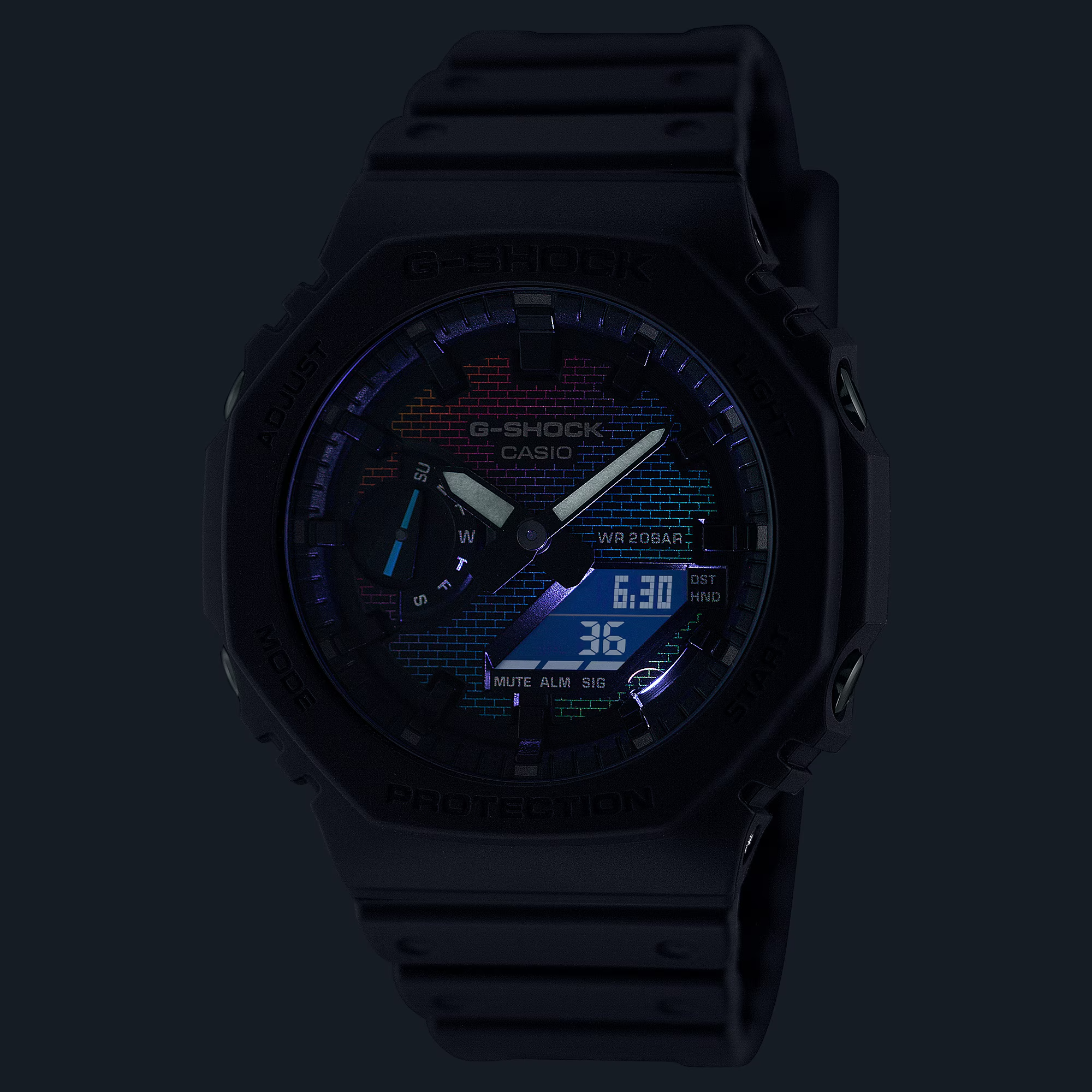 Casio G-Shock นาฬิกาข้อมือ รุ่น GA-2100RW-1A ซีรีส์ 2100 จีช็อค