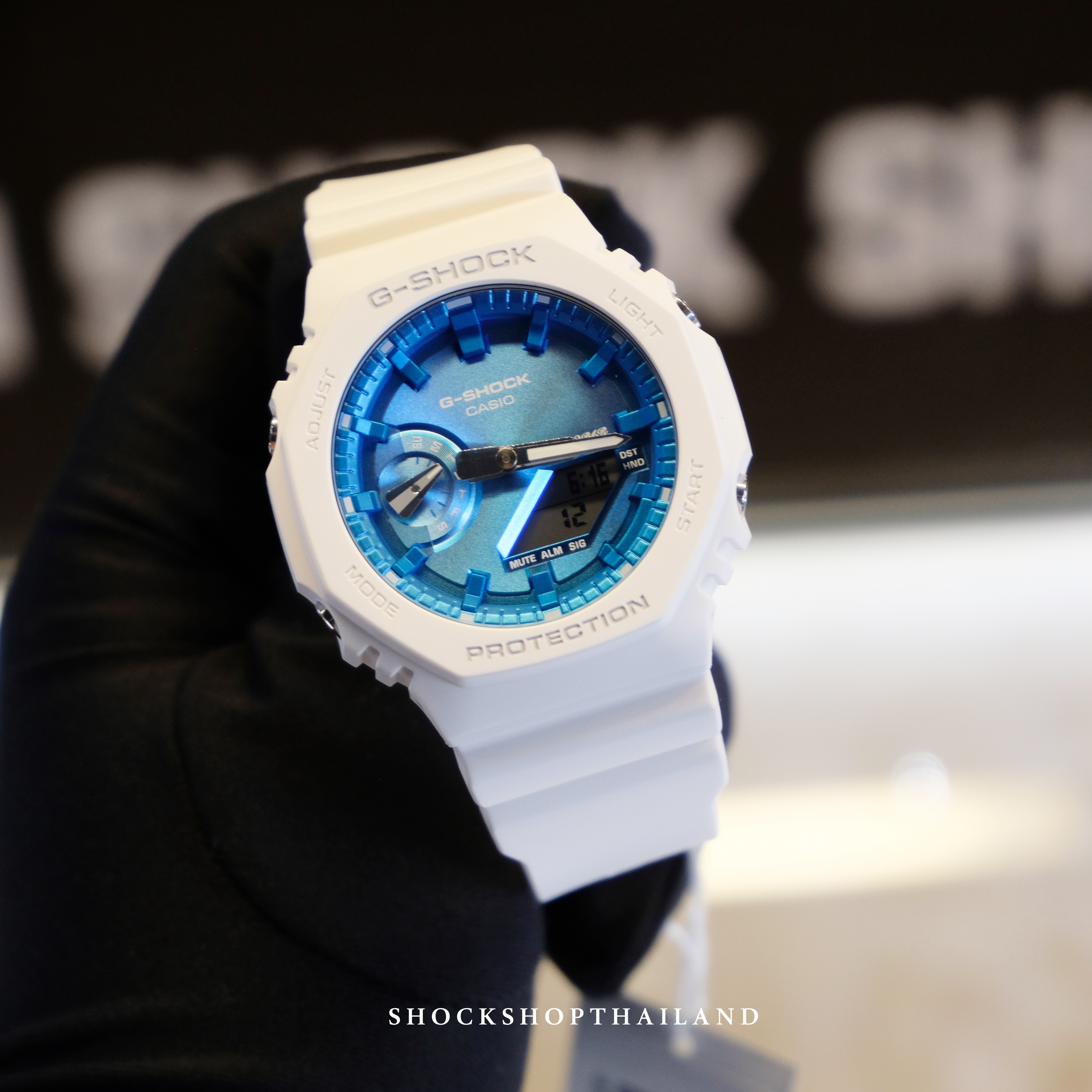 นาฬิกาข้อมือ Casio G-Shock รุ่น GA-2100WS-7A ซีรีส์ 2100 จีช็อค