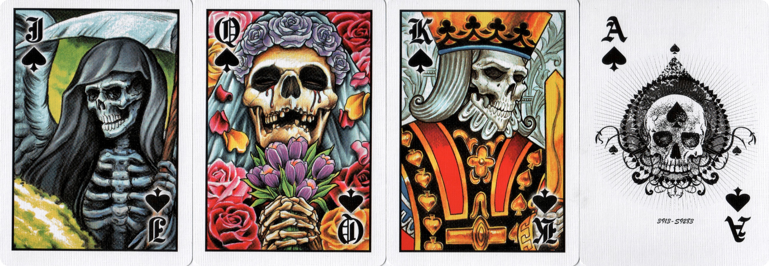 Bicycle Club Tattoo Playing Cards