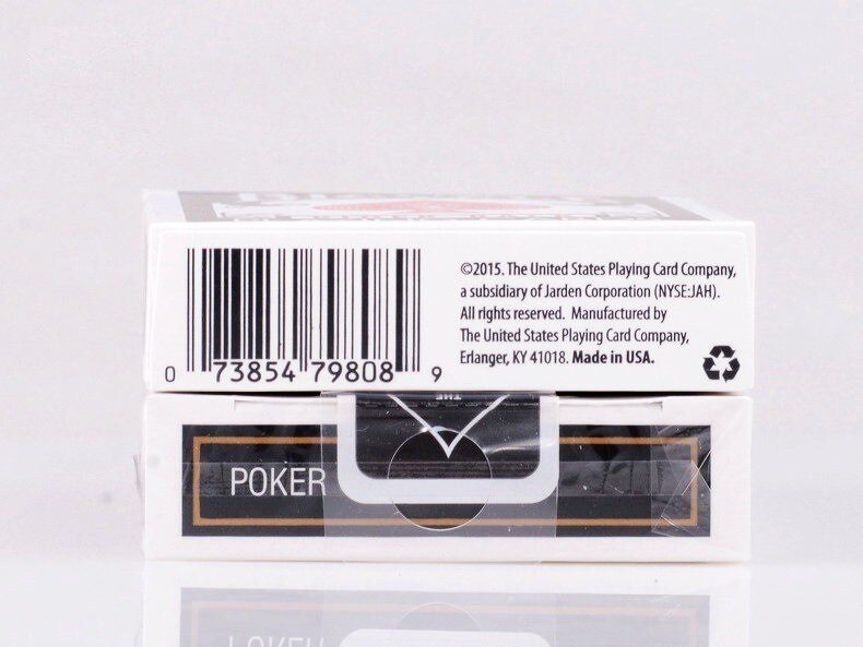 BLACK Bicycle Rider Back Playing Cards