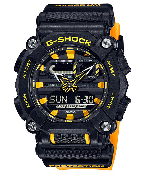 CASIO G-SHOCK นาฬิกาผู้ชาย รุ่น GA-900A-1A9 ซีรีส์ GA-900 จีช็อค