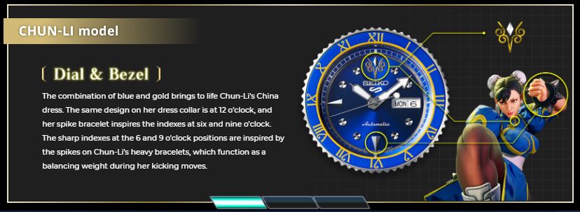 Street Fighter V Limited Edition - Chun-Li Wristwatch