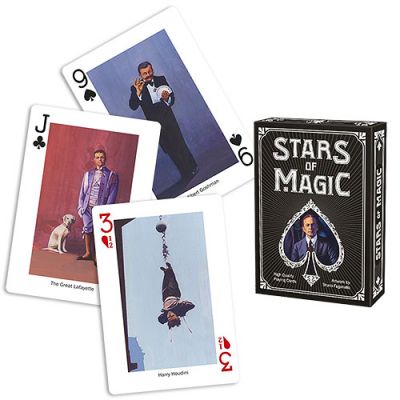 Stars of Magic Playing Cards (Black)