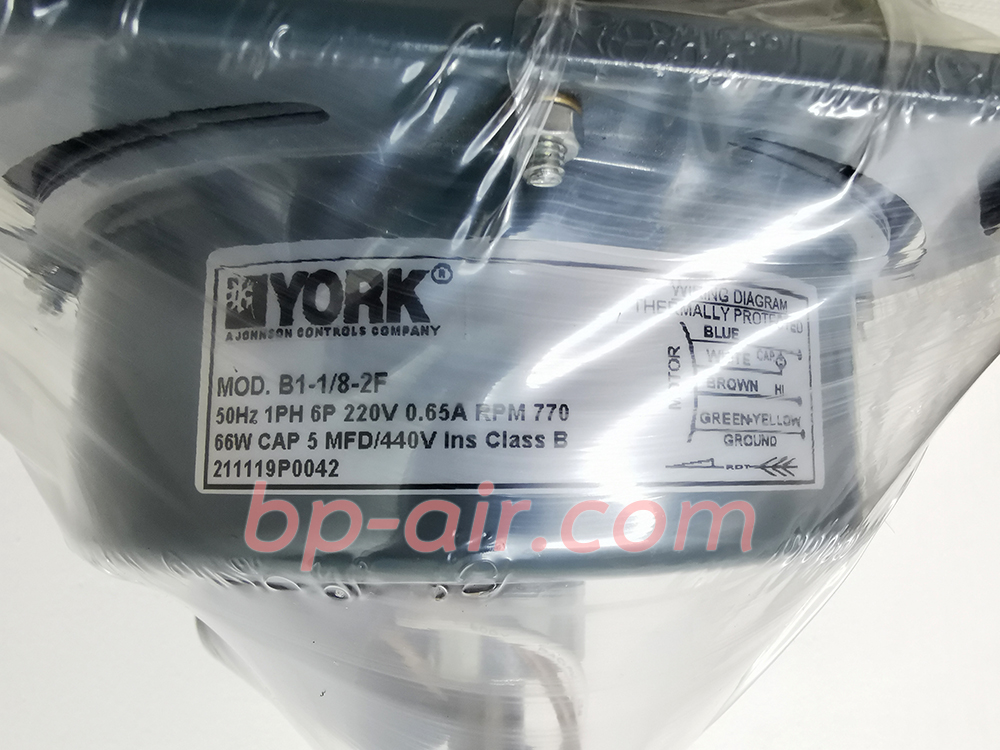 มอเตอร์คอยล์ร้อน YORK B1-1/8-2F