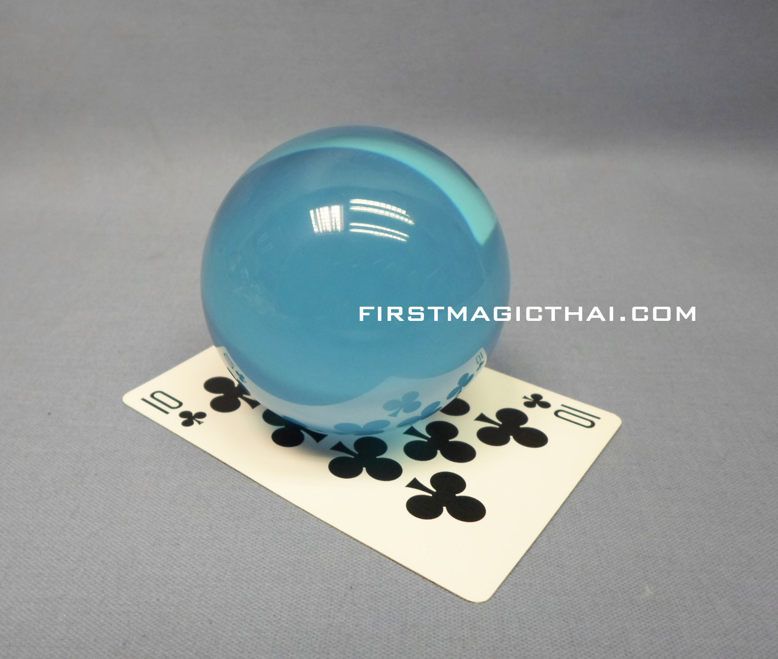 ฟิวเตอร์บอล 60mm สีน้ำเงินใส / Contact Juggling 60mm (Blue)