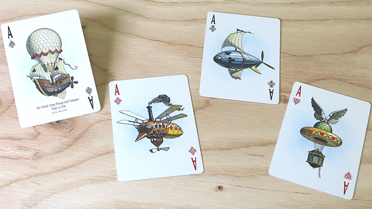 Bicycle Flying Machines Playing Cards