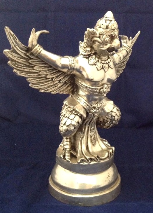 ครุฑ ใหญ่ ทองเหลือง สีเงิน 5นิ้ว