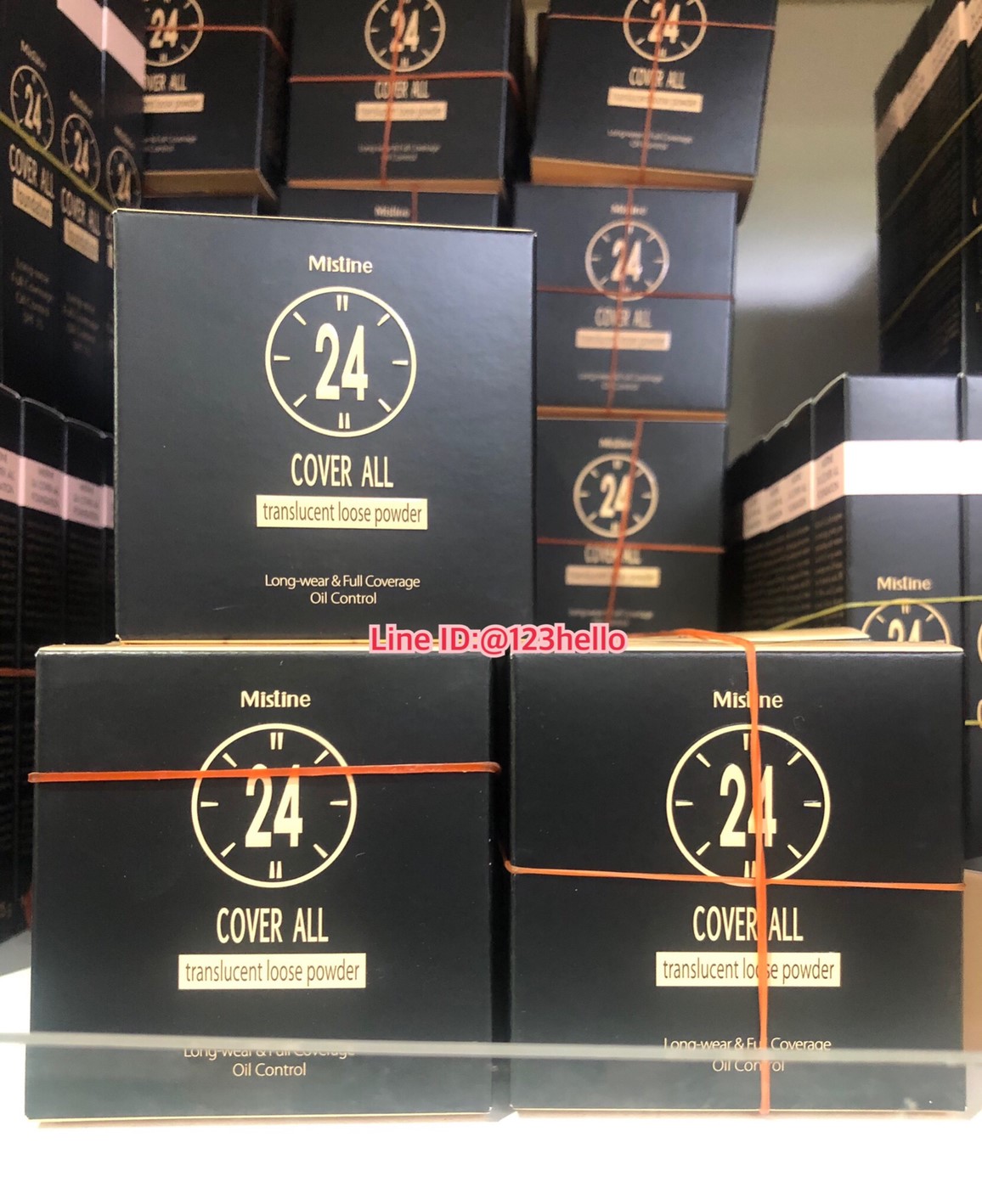 Mistine 24 Cover All Translucent Loose Powder 22 g. มิสทีน 24 คัฟเวอร์ ออล ทรานสลูเซนท์ ลูส เพาเดอร์