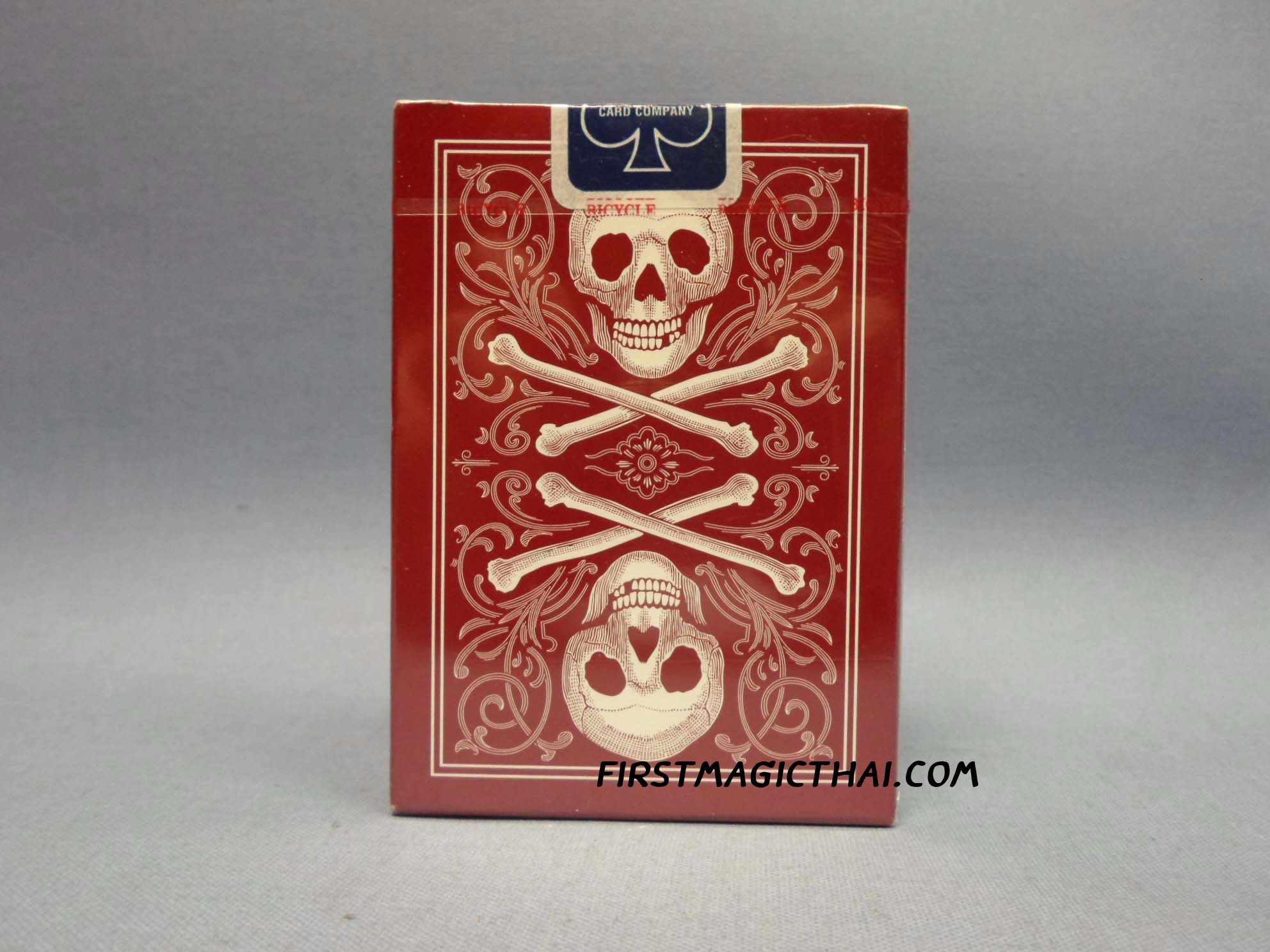 Bicycle Skull And Bones Playing Cards (Red)