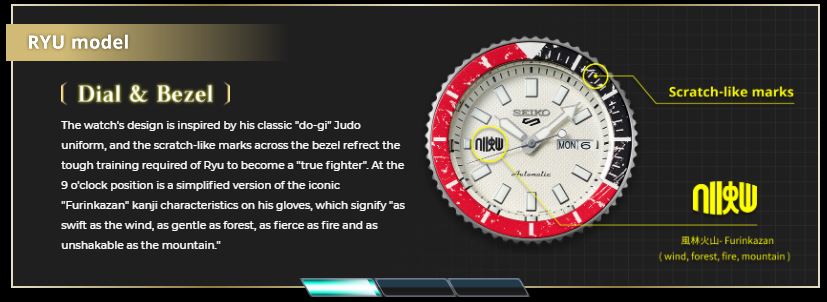 Street Fighter V Limited Edition - Ryu Wristwatch