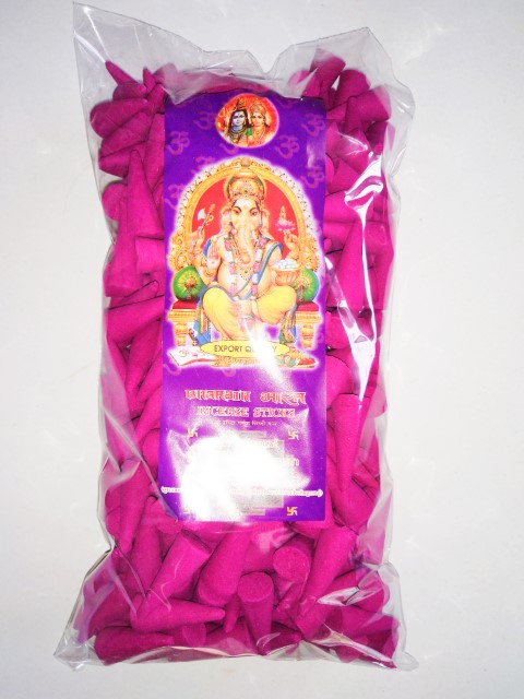 กำยานหอม 5cm. กลิ่นกุหลาบ หนัก 0.5กิโลกรัม สีชมพู