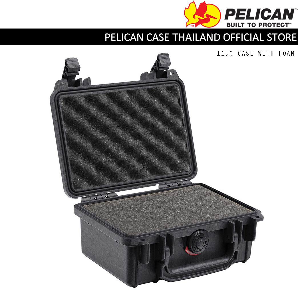 PELICAN 1150 CASE WITH FOAM - BLACK