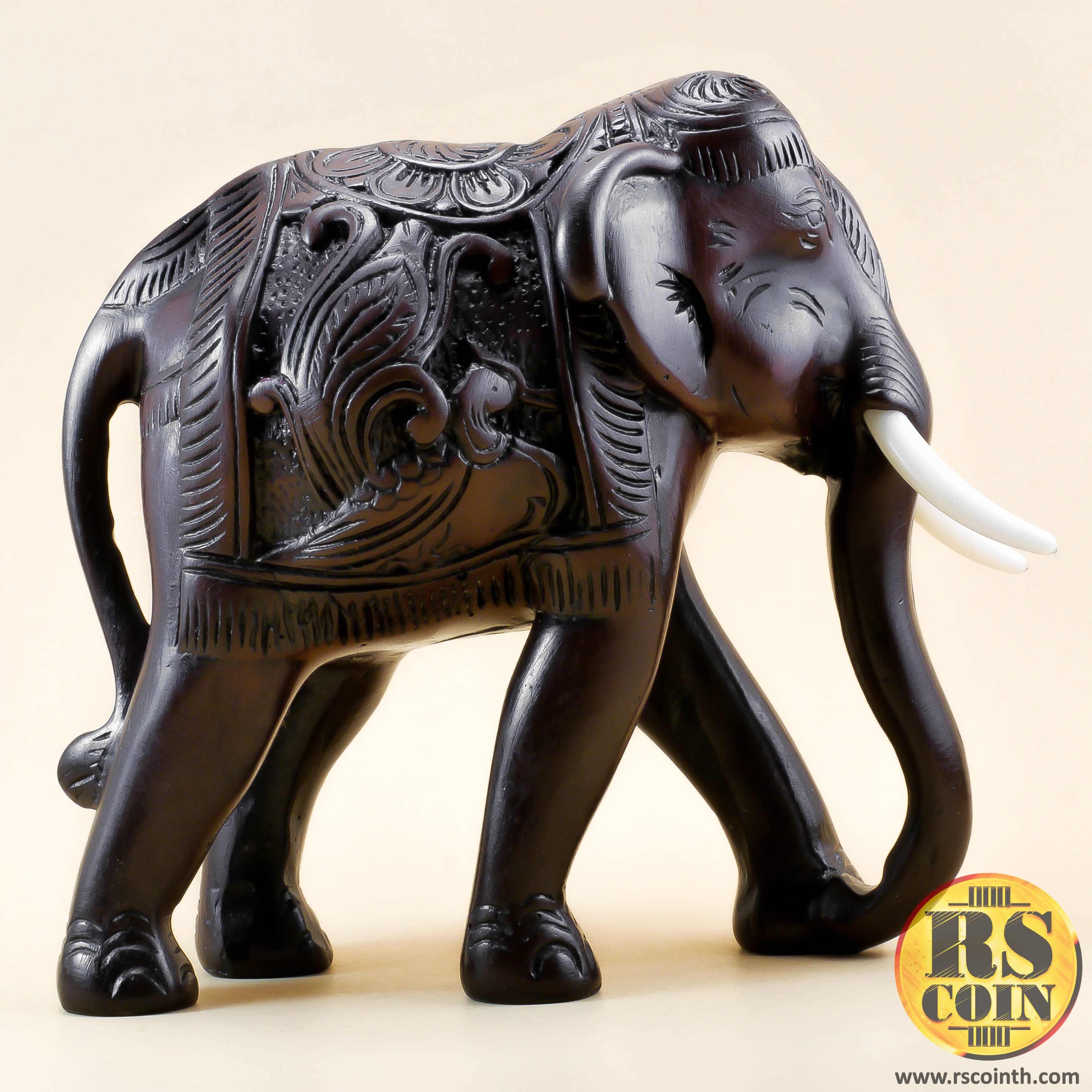 รูปปั้นหิน - ช้างลาย (Thai Sculpture Stone Designed Elephant)