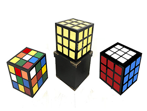 รูบิคเปลี่ยนสี 3ครั้ง หน้าทอง / Tora Golden Rubik