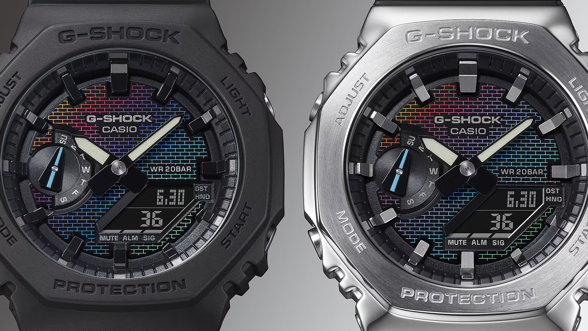 Casio G-Shock นาฬิกาข้อมือ รุ่น GA-2100RW-1A ซีรีส์ 2100 จีช็อค