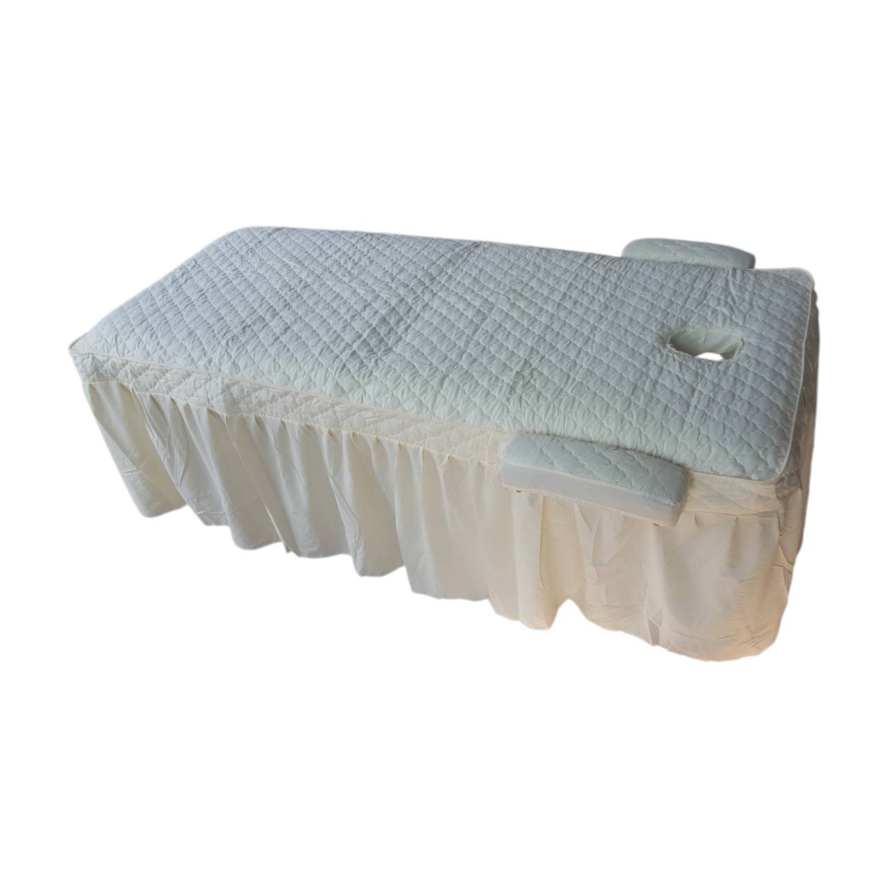 ผ้าคลุมเตียงสปา Luxury quilted design size 186x75x60 cm