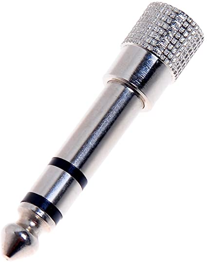 Jack 3.5 to 1/4 Adapter (Silver)