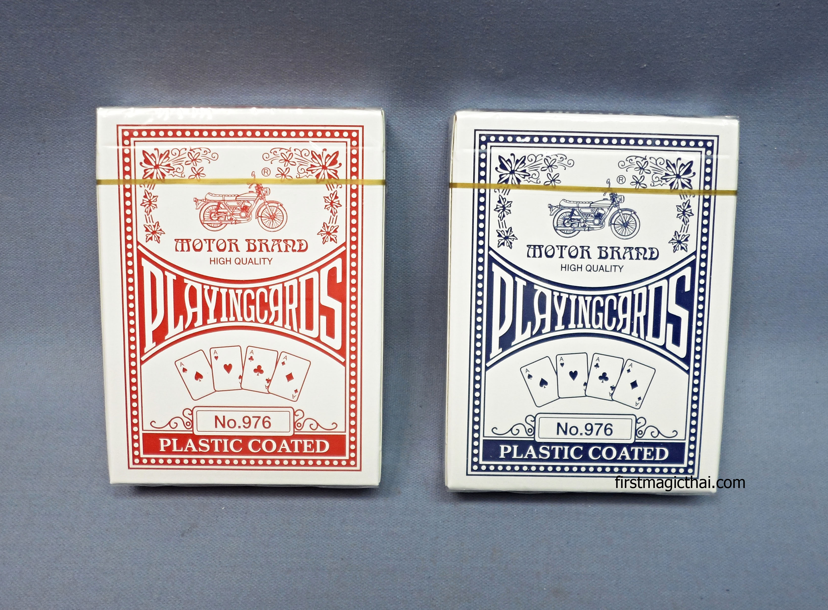Blue Motor Brand Playing Cards