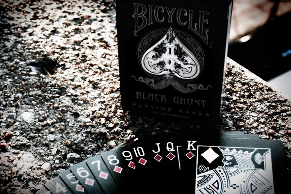 Bicycle Black Ghost 2nd Glide Finish 500 Edition Playing Cards
