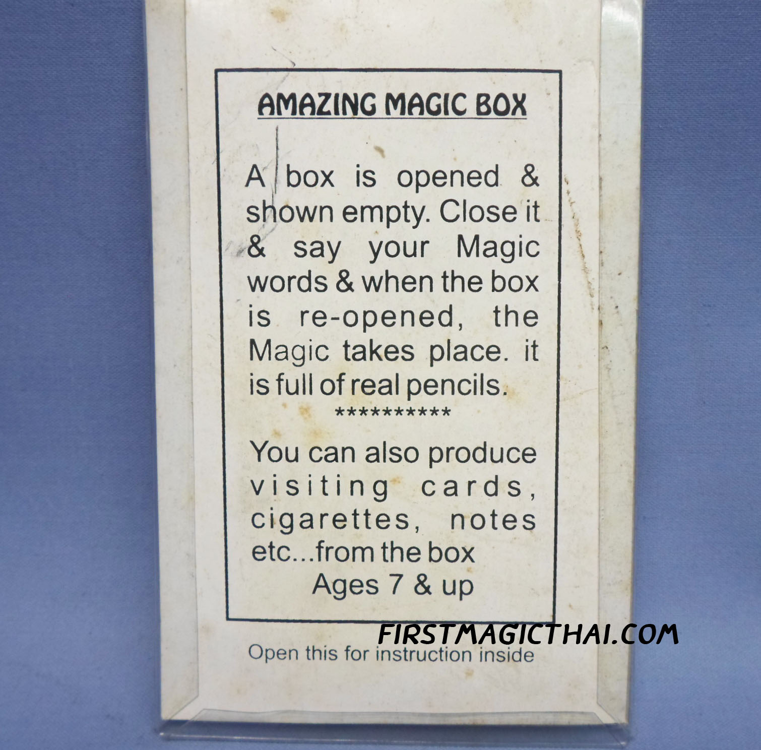 กล่องเสกดินสอ / Amazing Magic Box
