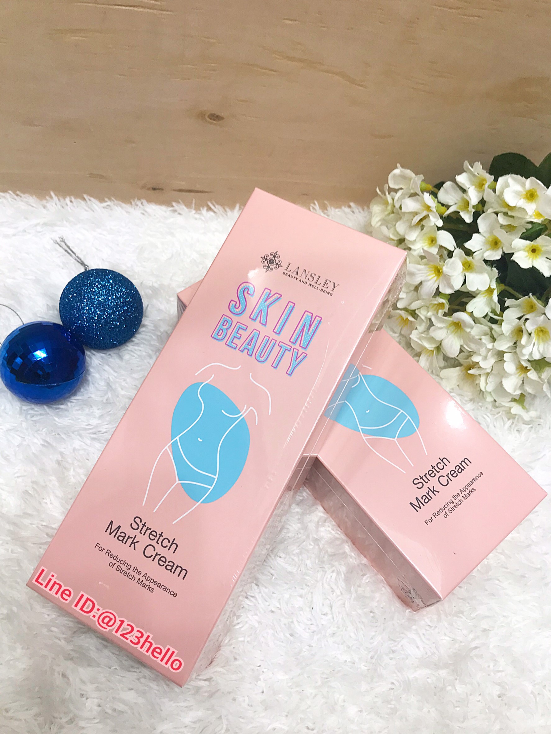 Beauty Buffet Lansley Skin Beauty Stretch Mark Cream ครีมบำรุงผิว ช่วยลดเลือนริ้วรอย 150g