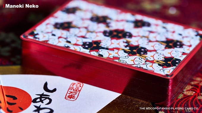 Bicycle Maneki Neko (RED) Playing Cards