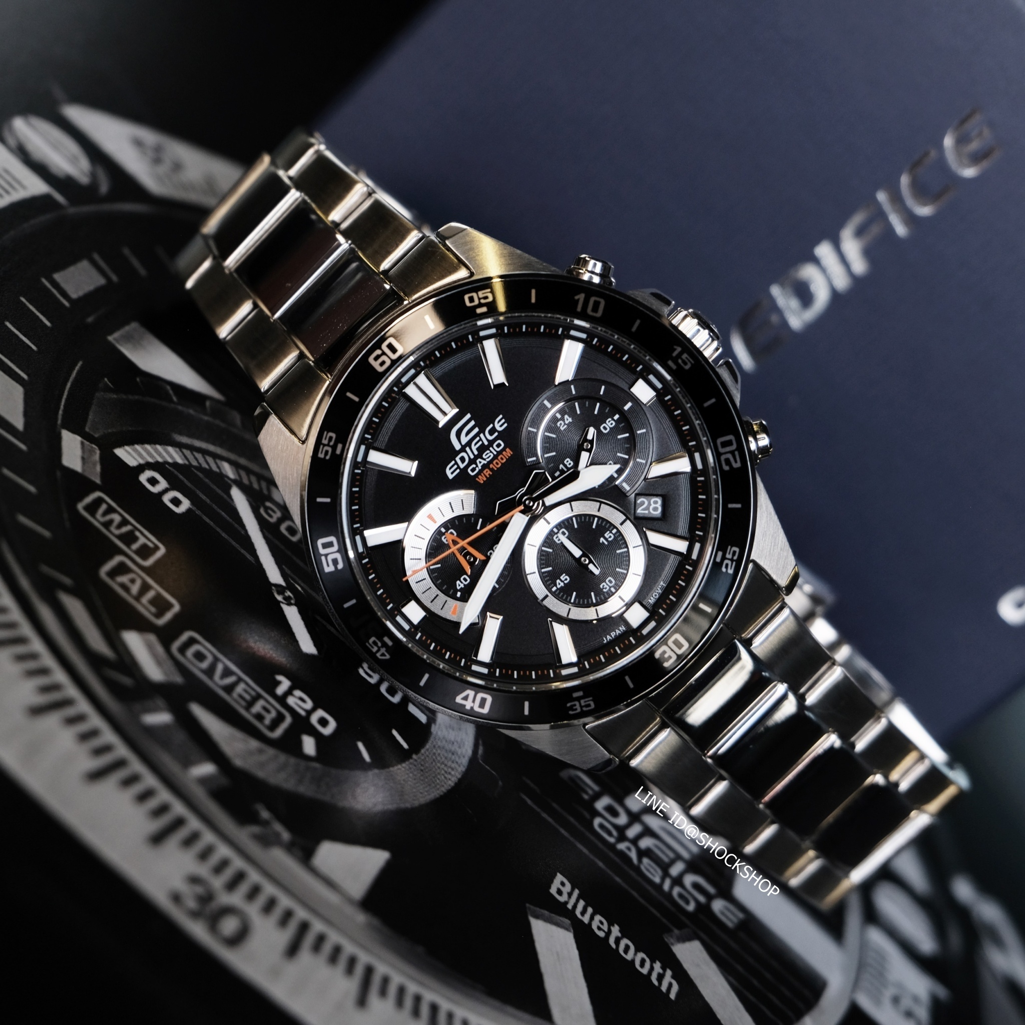 นาฬิกาผู้ชาย Casio Edifice รุ่น EFV-570D-1AV คาสิโอ