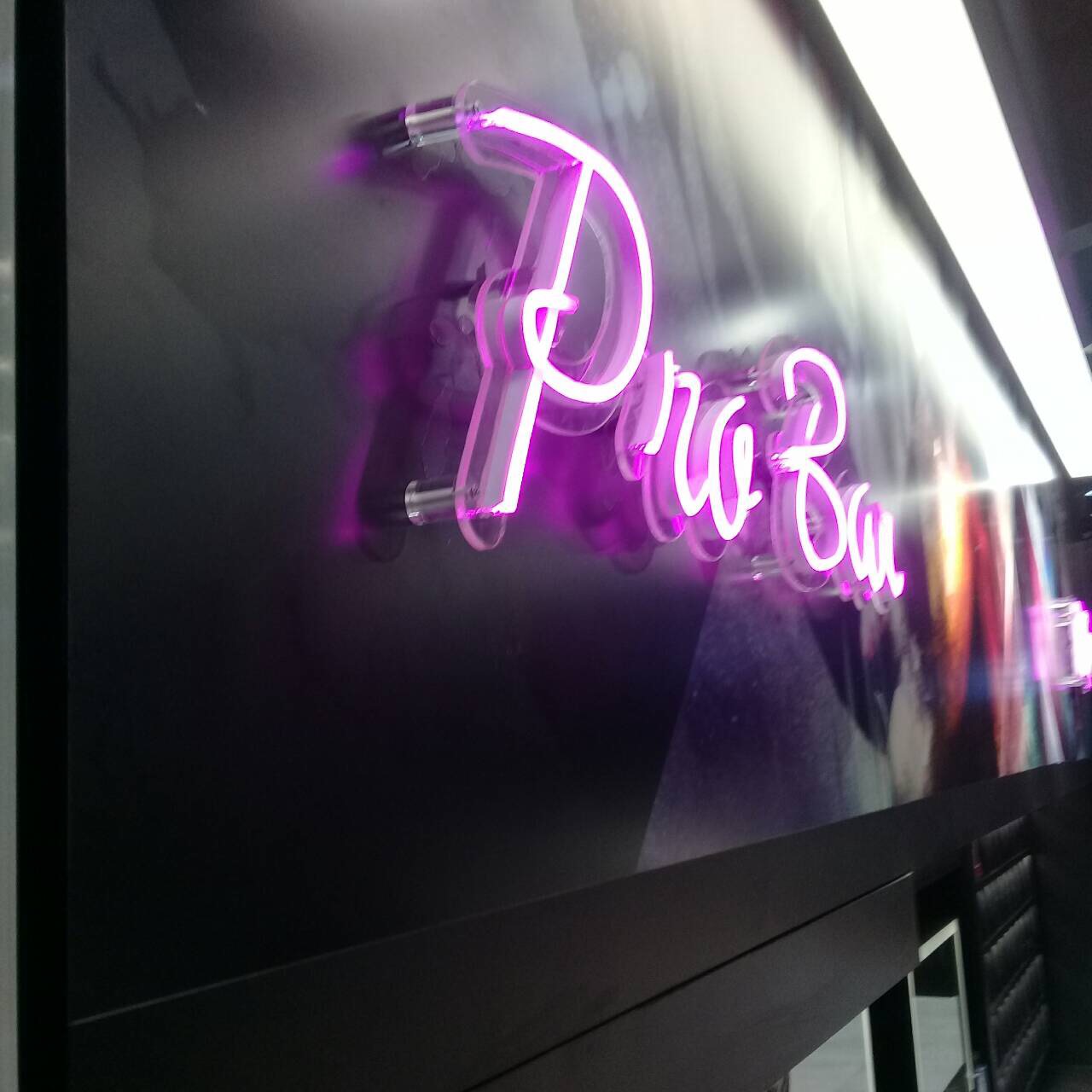 ป้ายไฟนีออนดัด สีพาสเทล #ProBar