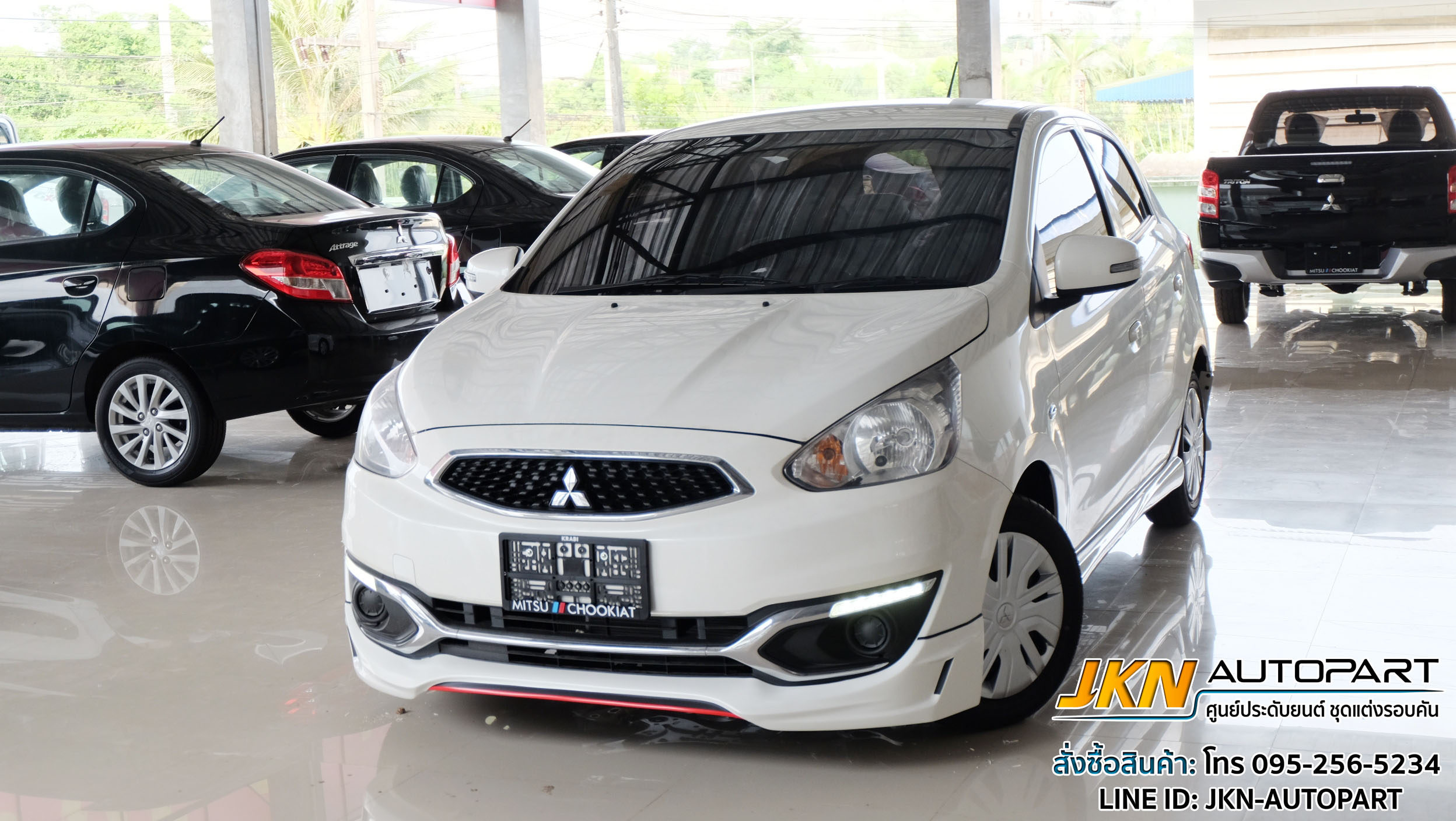 ชุดแต่ง Mitsubishi Mirage 2016 รุ่น Strom
