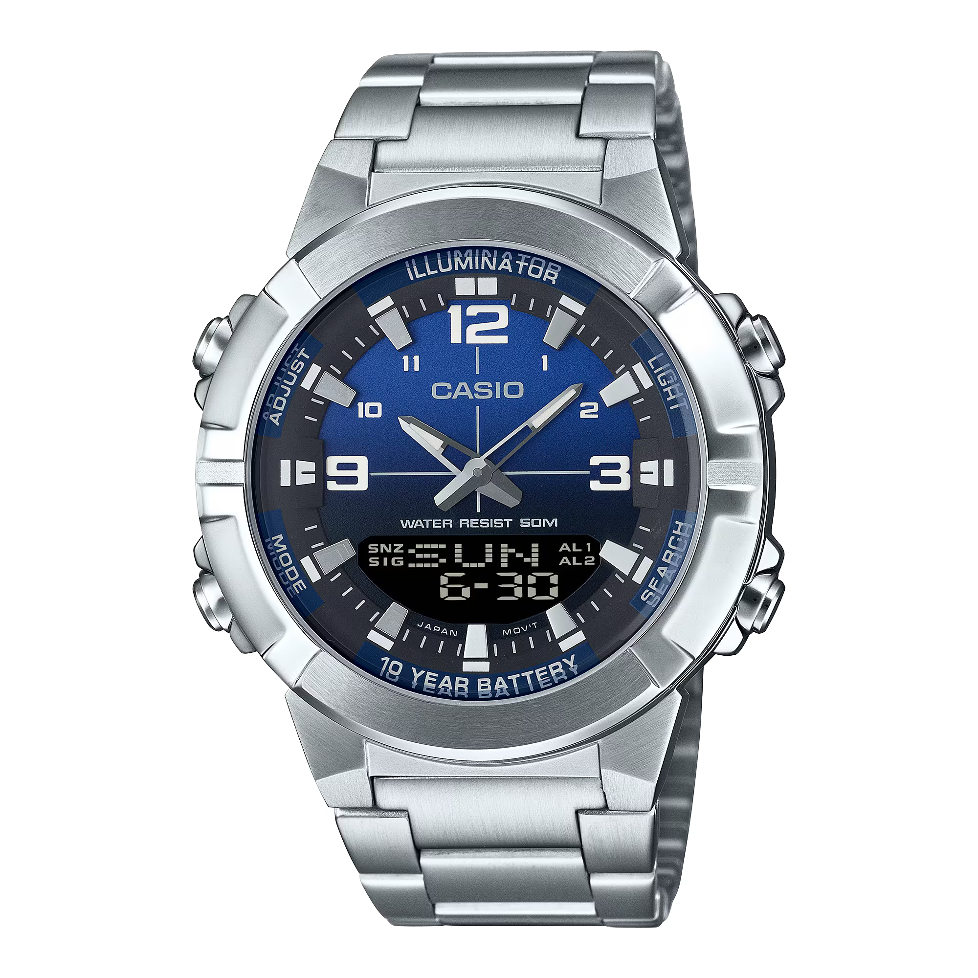 นาฬิกาผู้ชาย Casio รุ่น AMW-870DA-2A1 คาสิโอ