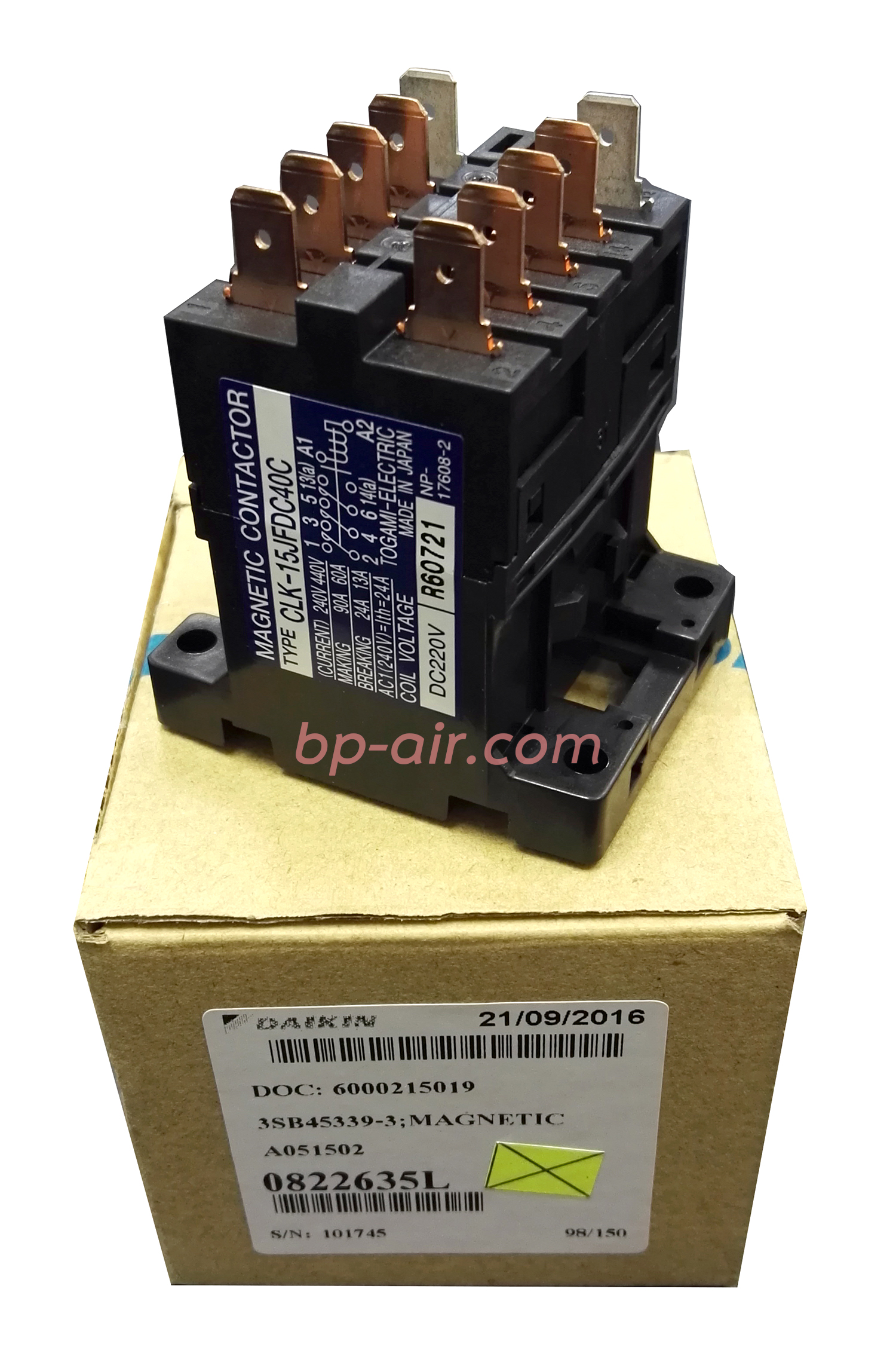 แมกเนติก DAIKIN CLK-15JFDC40C