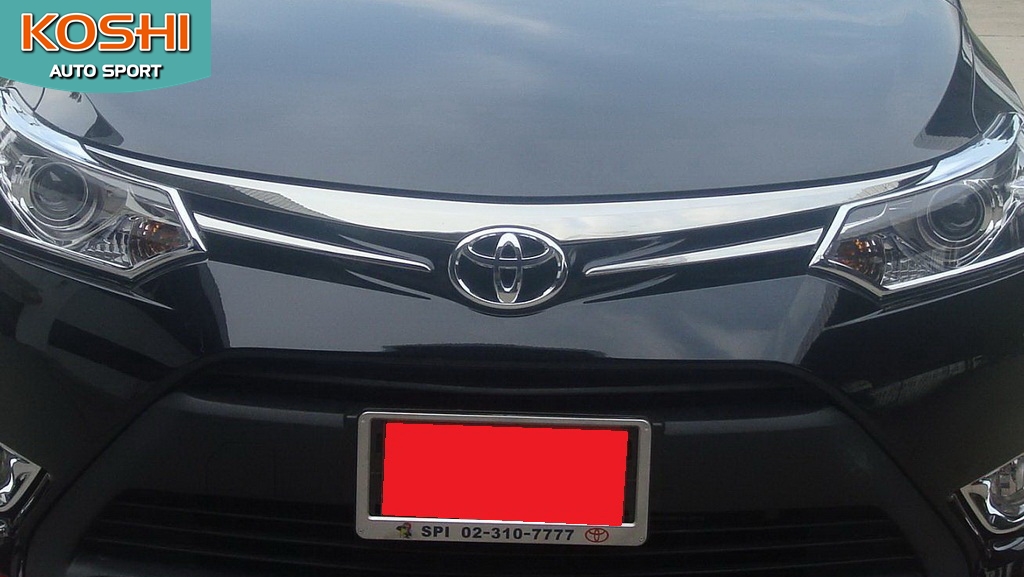 คิ้วกระจังหน้า Toyota Vios 2014 ยี่ห้อ AOS