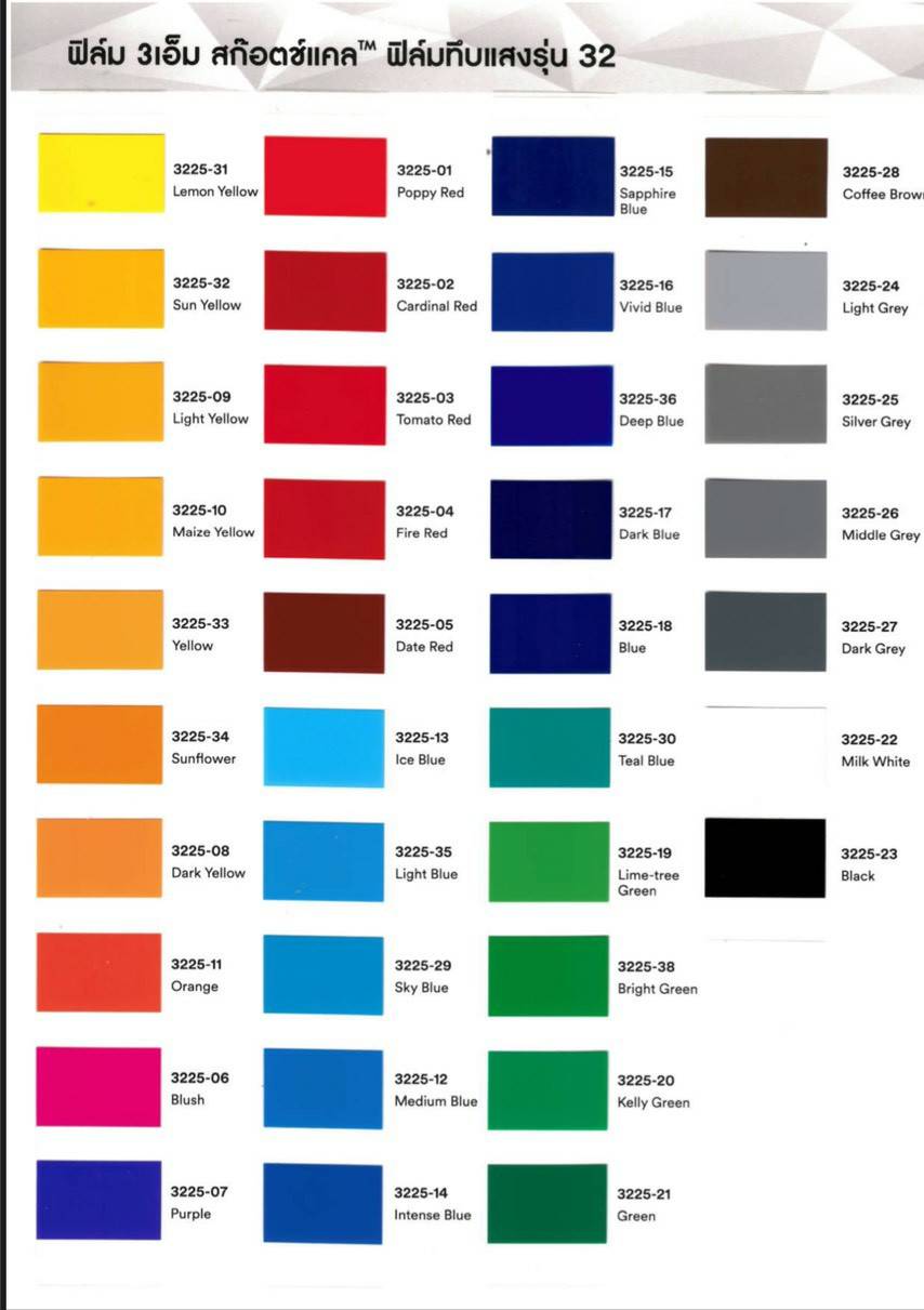 ฟิล์ม 3เอ็ม สก๊อตแคล ฟิล์มทึบแสงรุ่น 32