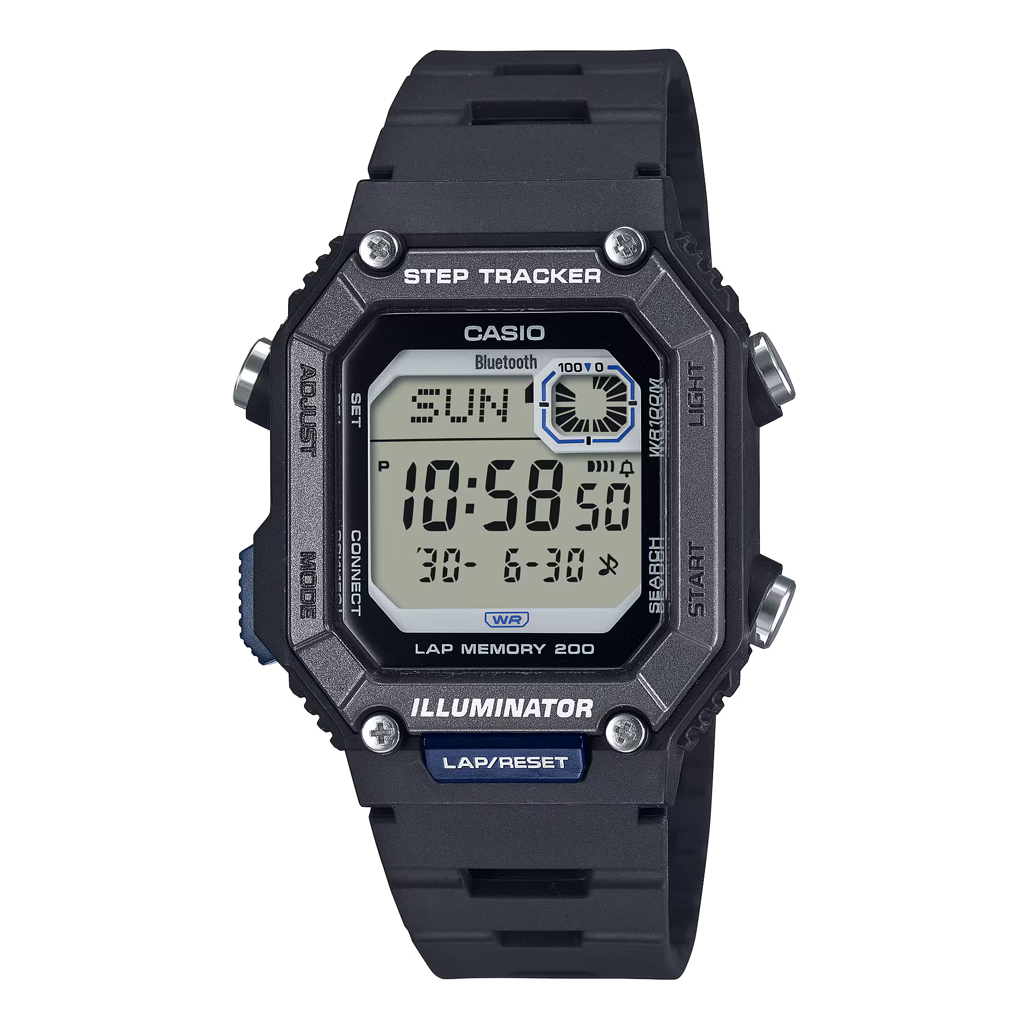 นาฬิกาข้อมือ CASIO ดิจิตอล รุ่น WS-B1000-1AV คาสิโอ