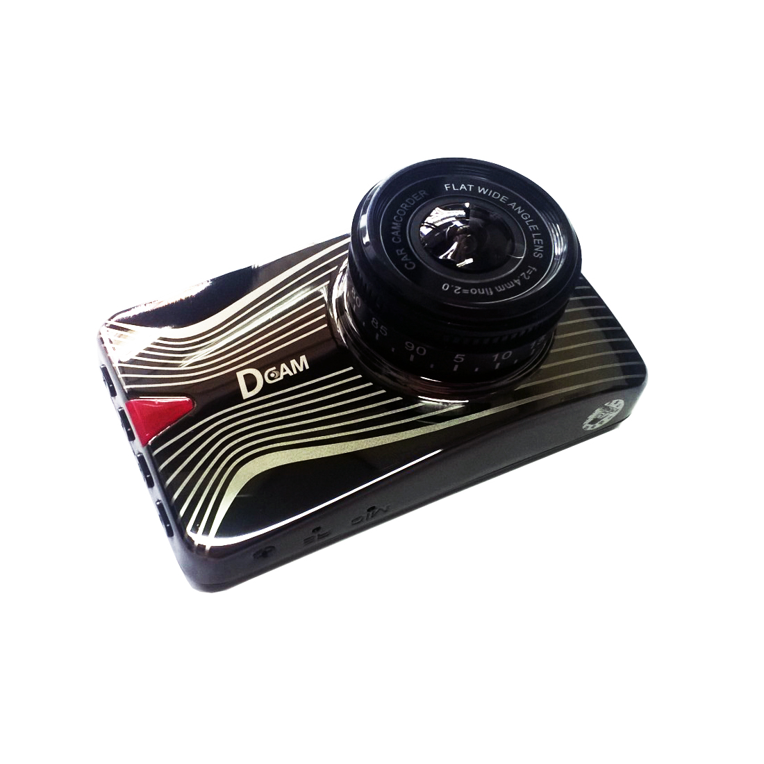 กล้องติดรถยนต์ DCam Gen2 เลนซ์กว้าง 170 องศา มีระบบ WDR บันทึกทะเบียน Digital zoom 4x ความจำ 64GB